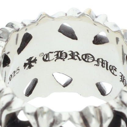 Chrome Hearts Cemetery Cross Silver Ring 925 Size ONE SIZE