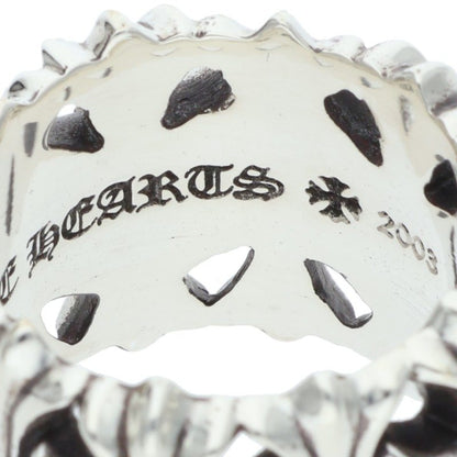 Chrome Hearts Cemetery Cross Silver Ring 925 Size ONE SIZE