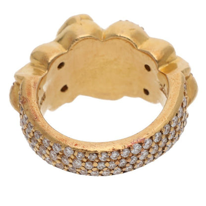 Chrome Hearts 22K Floral Heart Pave Diamond Size ONE SIZE