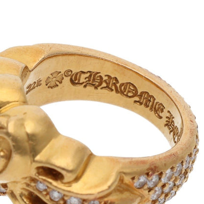 Chrome Hearts 22K Floral Heart Pave Diamond Size ONE SIZE