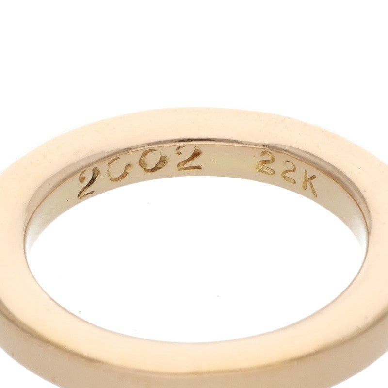 Chrome Hearts 22K NTFL Yellow Gold Ring Size ONE SIZE