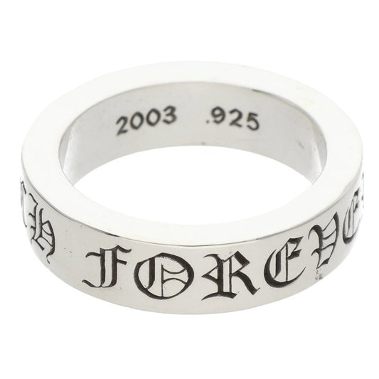 Chrome Hearts 6mm SPACER FOREVER Silver Ring Size ONE SIZE