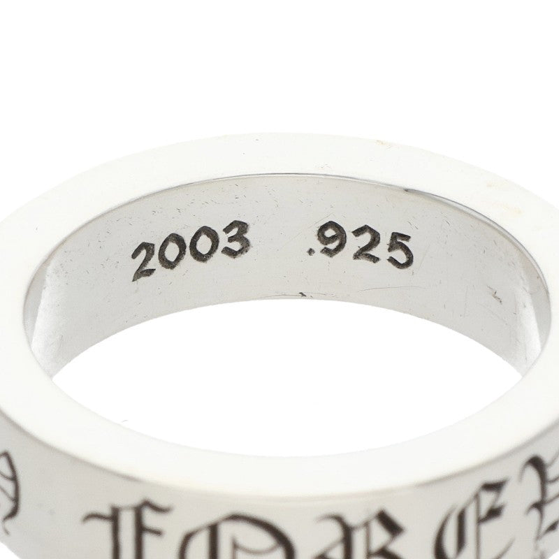 Chrome Hearts 6mm SPACER FOREVER Silver Ring Size ONE SIZE