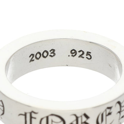 Chrome Hearts 6mm SPACER FOREVER Silver Ring Size ONE SIZE