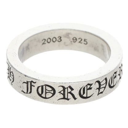 Chrome Hearts 6mm Spacer Forever Silver Ring Size ONE SIZE