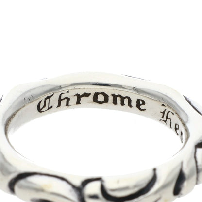 Chrome Hearts SCRL BAND Silver Ring 925 Size ONE SIZE