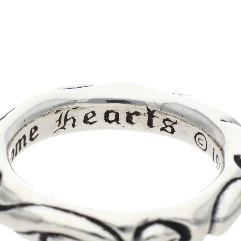 Chrome Hearts SCRL BAND Silver Ring 925 Size ONE SIZE