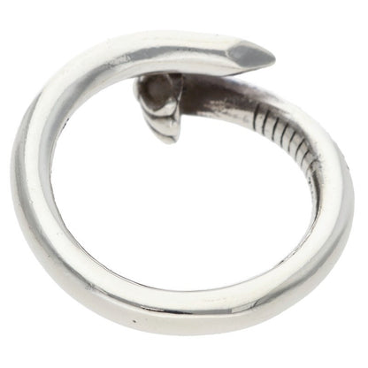 Chrome Hearts NAIL CRSBALL Silver Ring 925 Size US 8