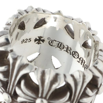 Chrome Hearts Cemetery Cross Silver Ring Size ONE SIZE