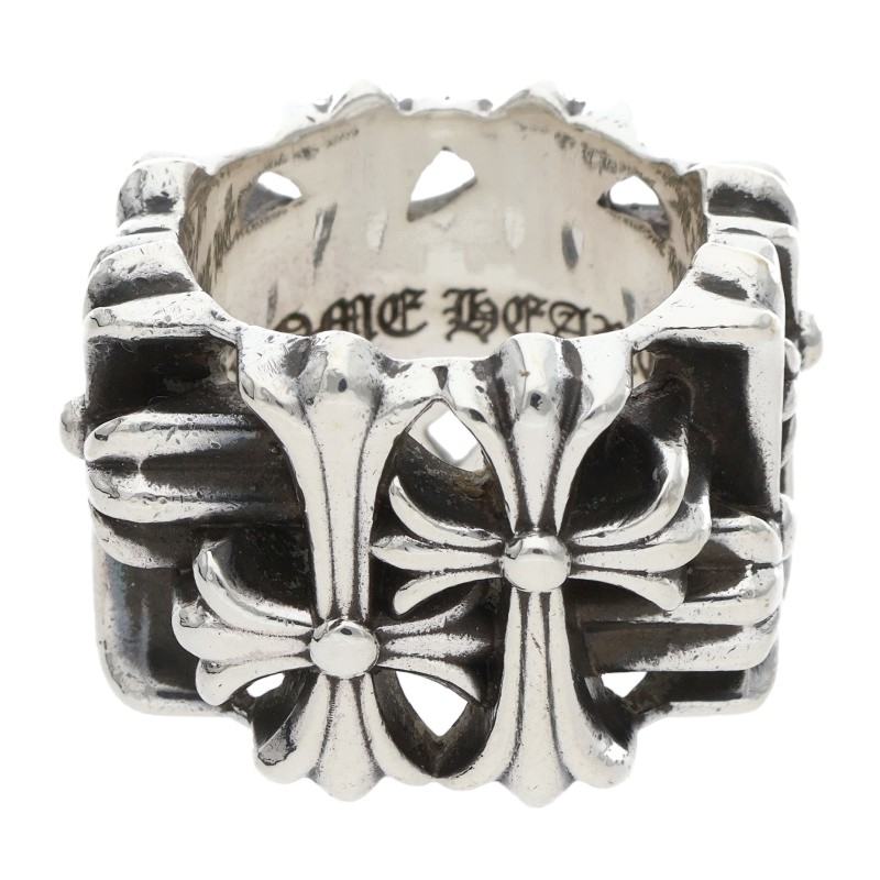 Chrome Hearts Square Cemetery Cross Silver Size ONE SIZE