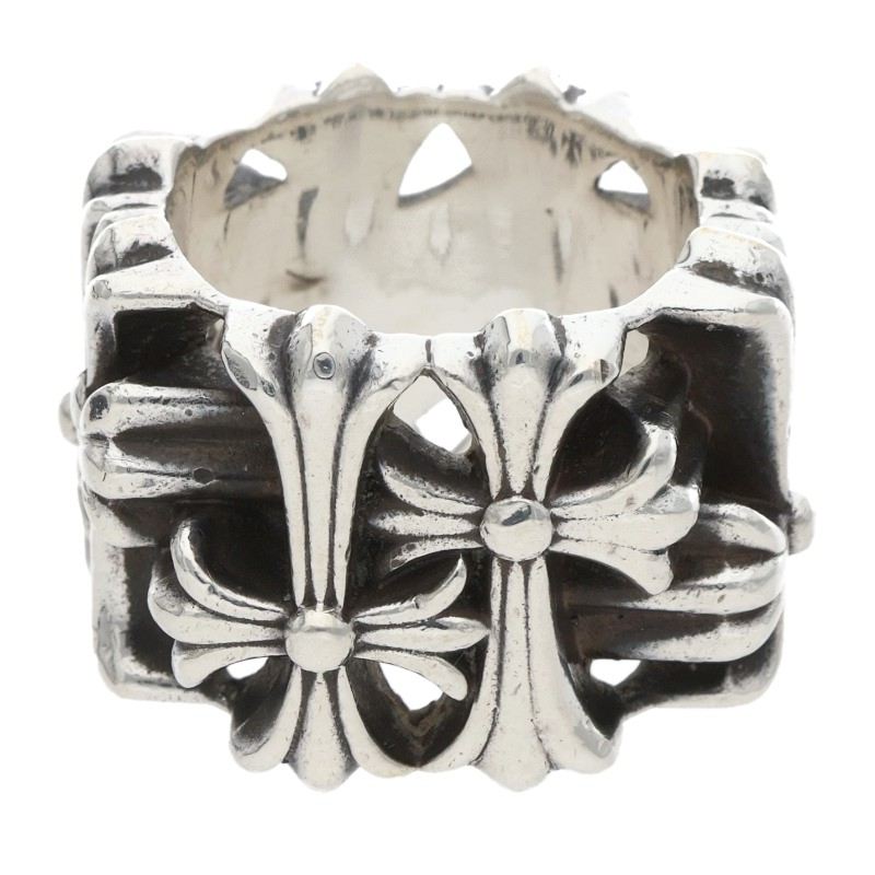 Chrome Hearts Square Cemetery Cross Silver Size ONE SIZE