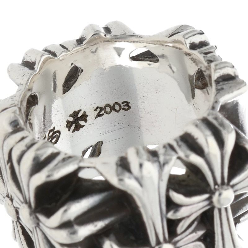 Chrome Hearts Square Cemetery Cross Silver Size ONE SIZE