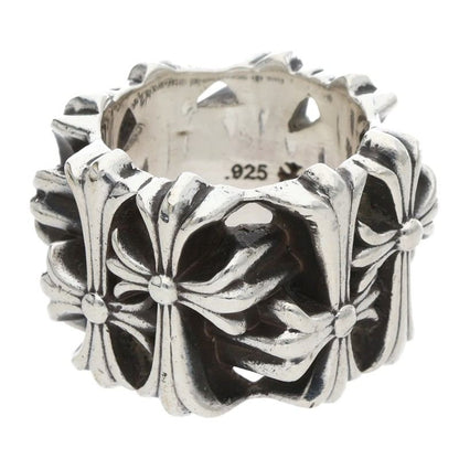 Chrome Hearts Square Cemetery Cross Silver Size ONE SIZE