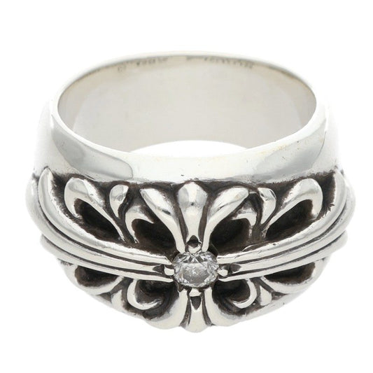 Chrome Hearts Floral Cross 1 Diamond Silver Size ONE SIZE