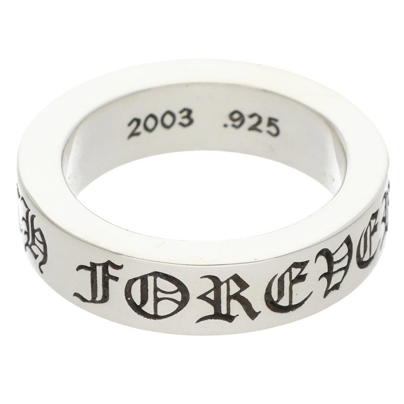 Chrome Hearts 6mm SPACER FOREVER Silver Ring Size ONE SIZE