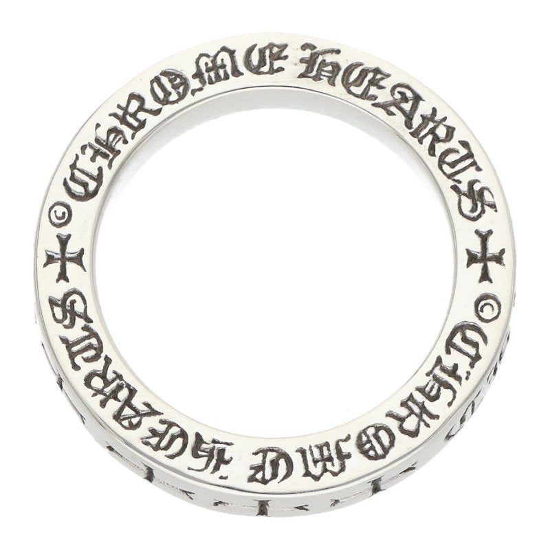 Chrome Hearts 3mm SPACER FUCKYOU Silver Ring Size ONE SIZE