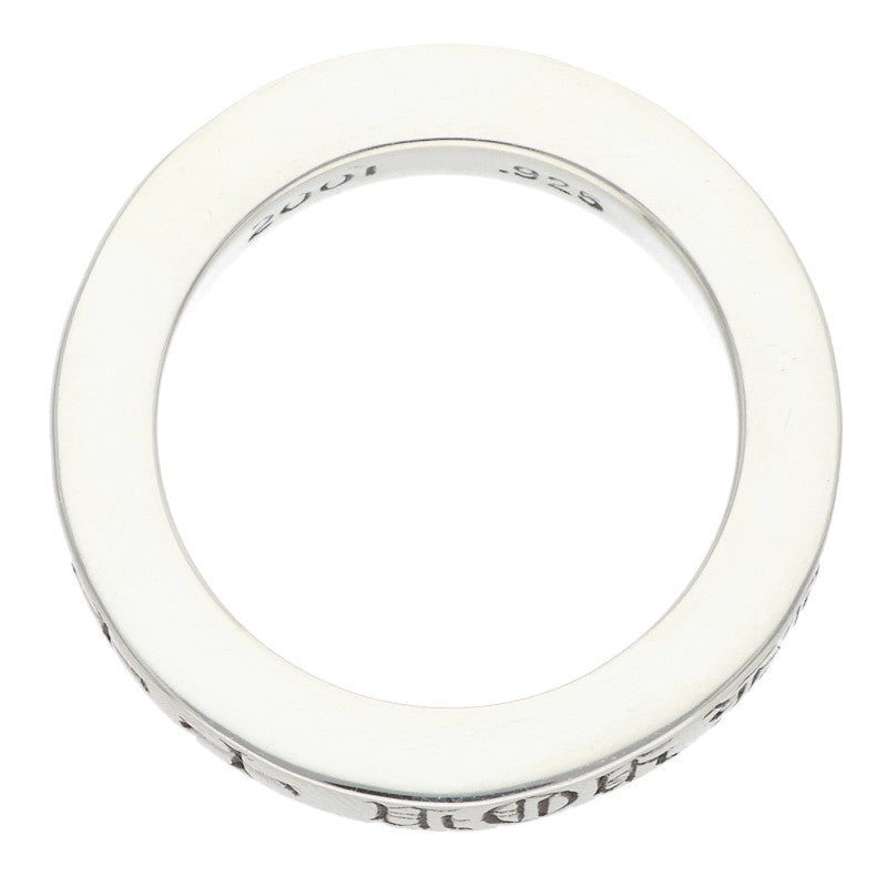 Chrome Hearts 3mm SPACER FUCKYOU Silver Ring Size ONE SIZE