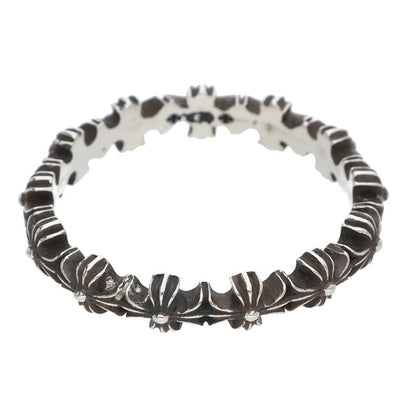 Chrome Hearts TINY E CH PLS BAND Silver Ring Size ONE SIZE