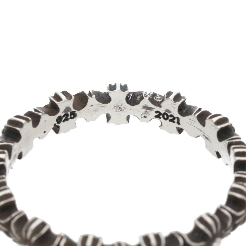 Chrome Hearts TINY E CH PLS BAND Silver Ring Size ONE SIZE
