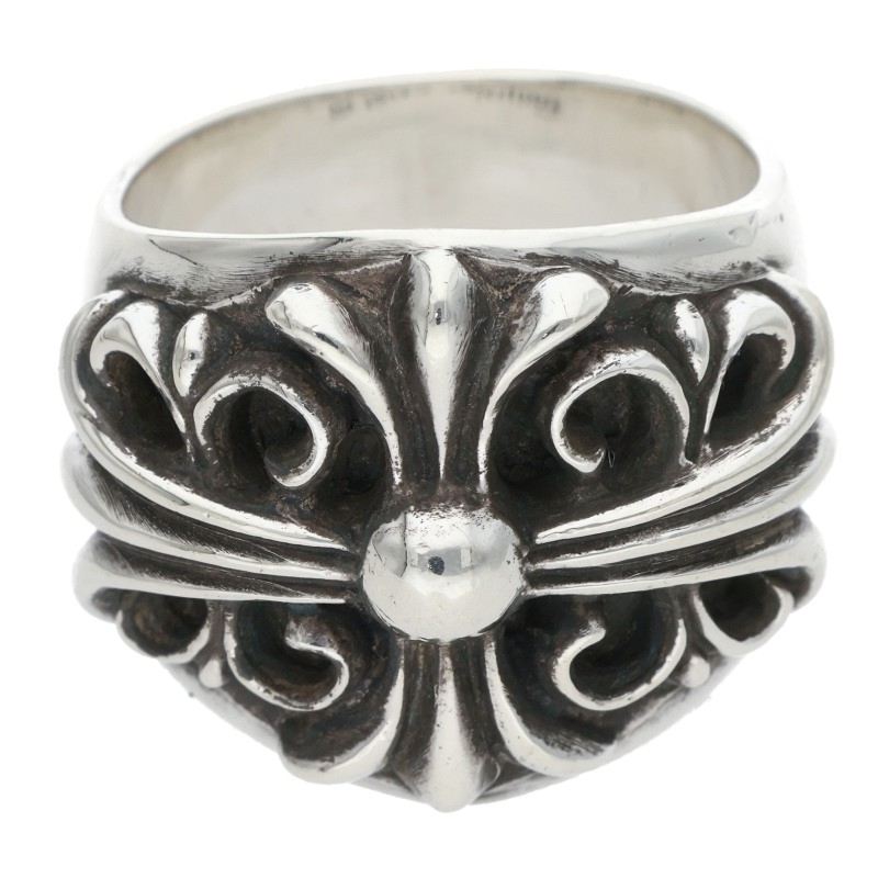 Chrome Hearts KEEPER Sterling Silver Ring Size ONE SIZE