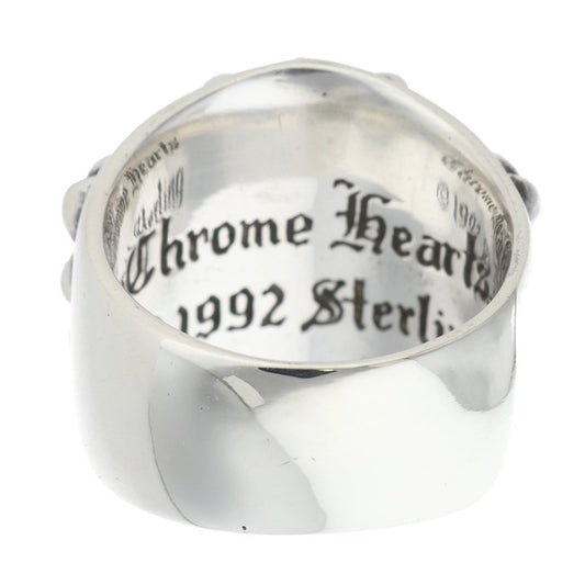 Chrome Hearts KEEPER Sterling Silver Ring Size ONE SIZE