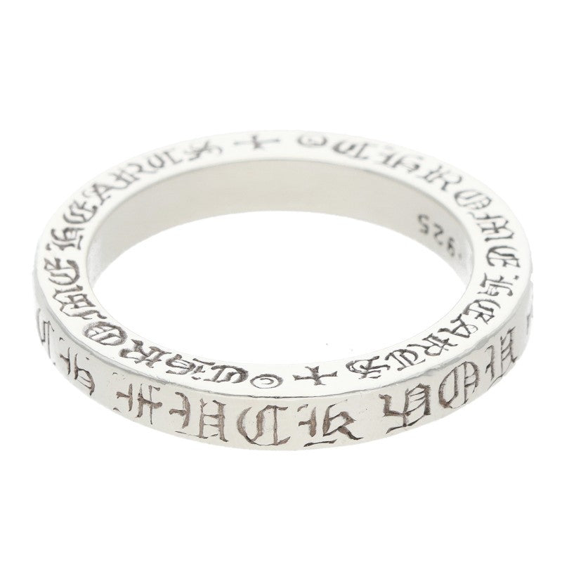 Chrome Hearts 3mm Spacer FUCKYOU Silver Ring Size ONE SIZE