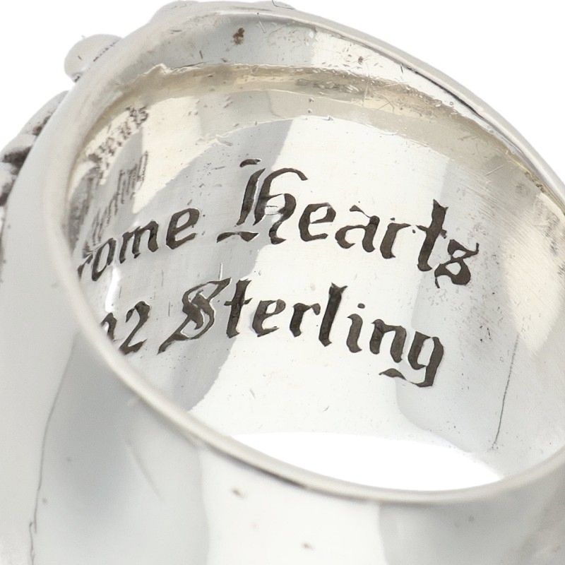 Chrome Hearts Keeper Sterling Silver Ring Size ONE SIZE