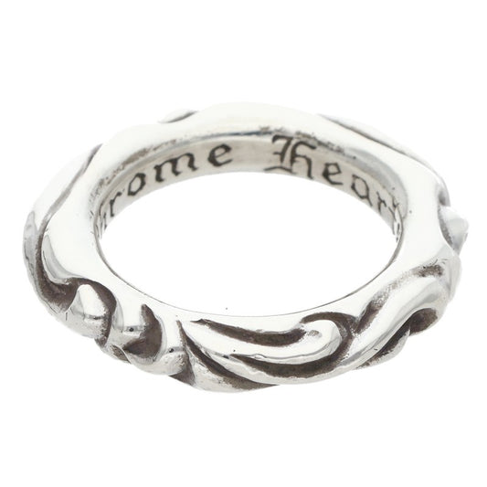 Chrome Hearts SCRL BAND Silver Ring Size ONE SIZE