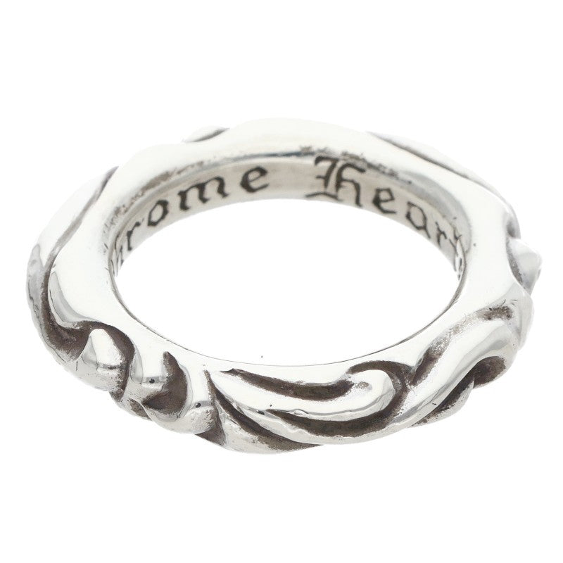 Chrome Hearts SCRL BAND Silver Ring Size US 6