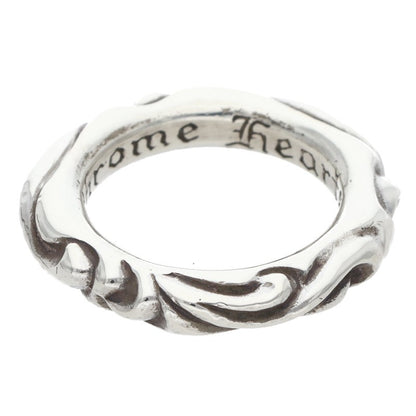 Chrome Hearts SCRL BAND Silver Ring Size US 6