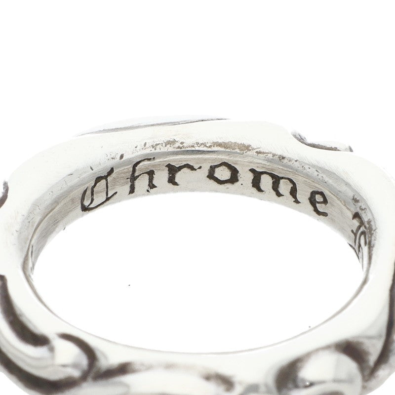 Chrome Hearts SCRL BAND Silver Ring Size US 6