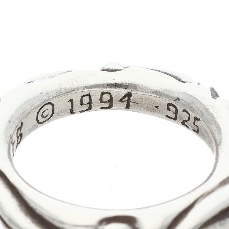 Chrome Hearts SCRL BAND Silver Ring Size US 6