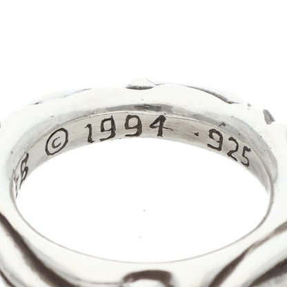 Chrome Hearts SCRL BAND Silver Ring Size US 6