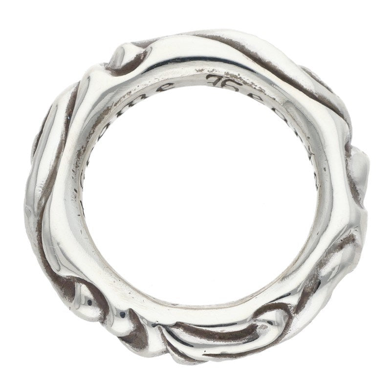 Chrome Hearts SCRL BAND Silver Ring Size US 6