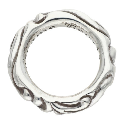 Chrome Hearts SCRL BAND Silver Ring Size US 6