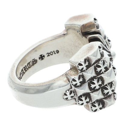 Chrome Hearts Deco CH Plus Silver Ring Size ONE SIZE