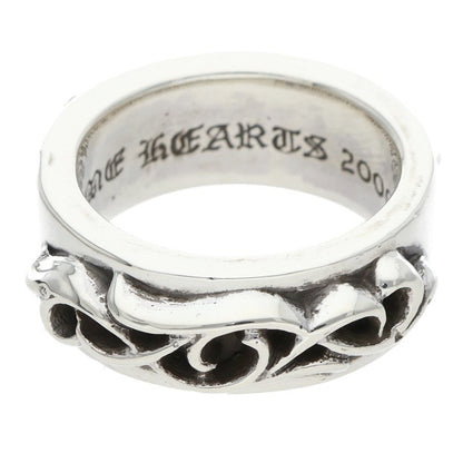 Chrome Hearts DBL Narrow Vine Band Silver Ring Size ONE SIZE