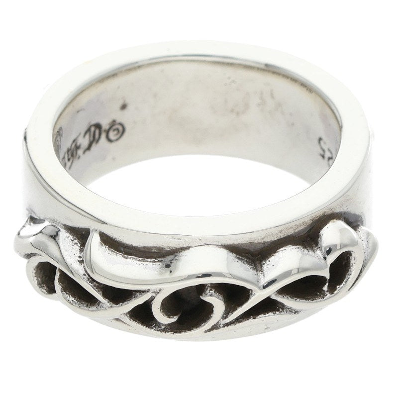Chrome Hearts DBL Narrow Vine Band Silver Ring Size ONE SIZE