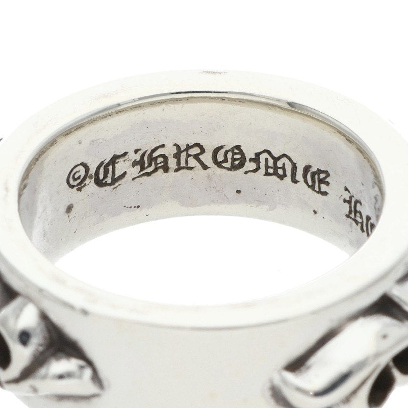 Chrome Hearts DBL Narrow Vine Band Silver Ring Size ONE SIZE