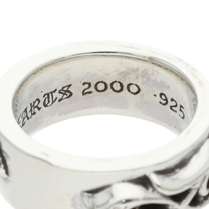 Chrome Hearts DBL Narrow Vine Band Silver Ring Size ONE SIZE