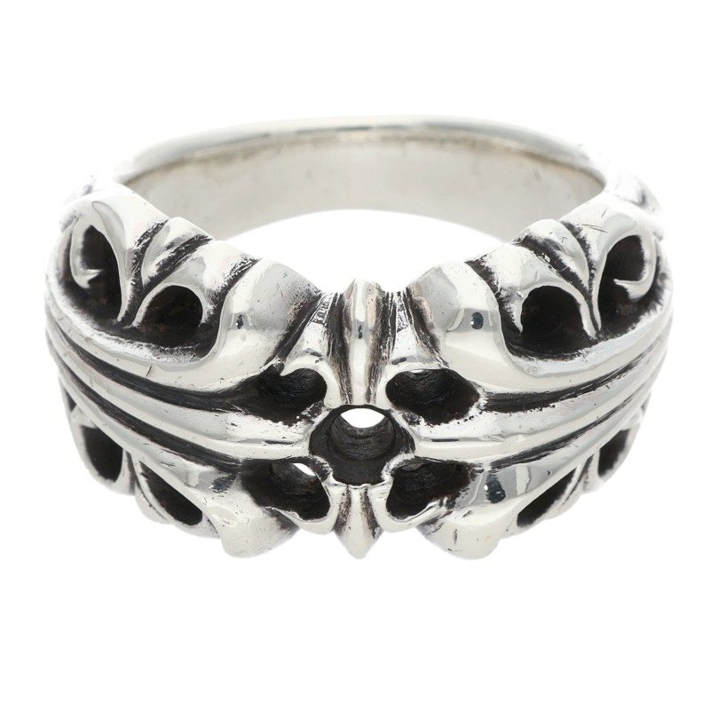 Chrome Hearts K&T Silver Ring Size ONE SIZE