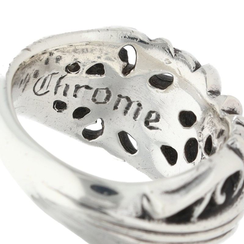 Chrome Hearts K&T Silver Ring Size ONE SIZE