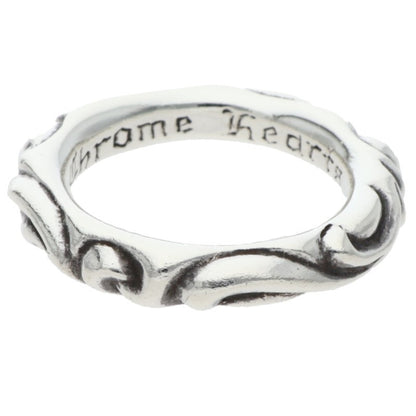 Chrome Hearts SCRL BAND Silver Ring Size ONE SIZE