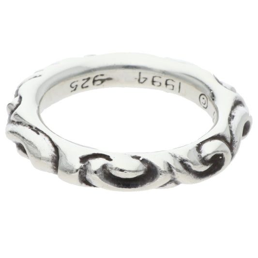 Chrome Hearts SCRL BAND Silver Ring Size ONE SIZE