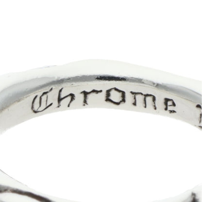 Chrome Hearts SCRL BAND Silver Ring Size ONE SIZE
