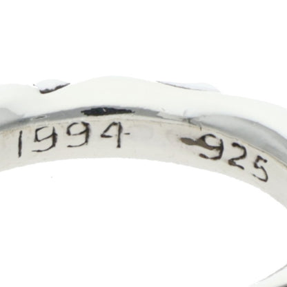 Chrome Hearts SCRL BAND Silver Ring Size ONE SIZE