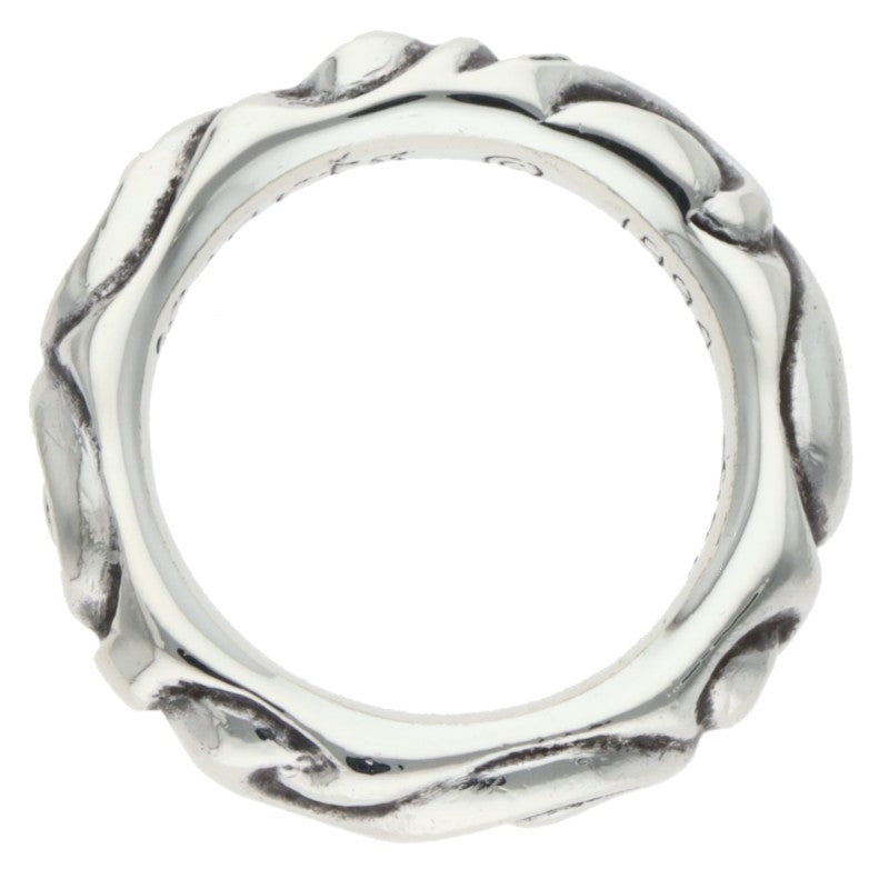 Chrome Hearts SCRL BAND Silver Ring Size ONE SIZE