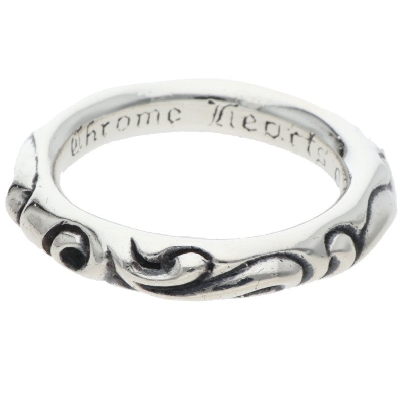 Chrome Hearts SCRL BAND Silver Ring Size ONE SIZE