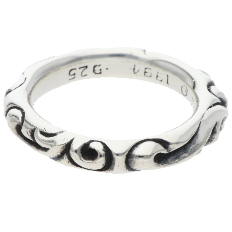 Chrome Hearts SCRL BAND Silver Ring Size ONE SIZE