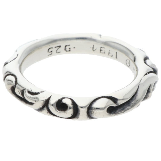 Chrome Hearts SCRL BAND Silver Ring Size ONE SIZE